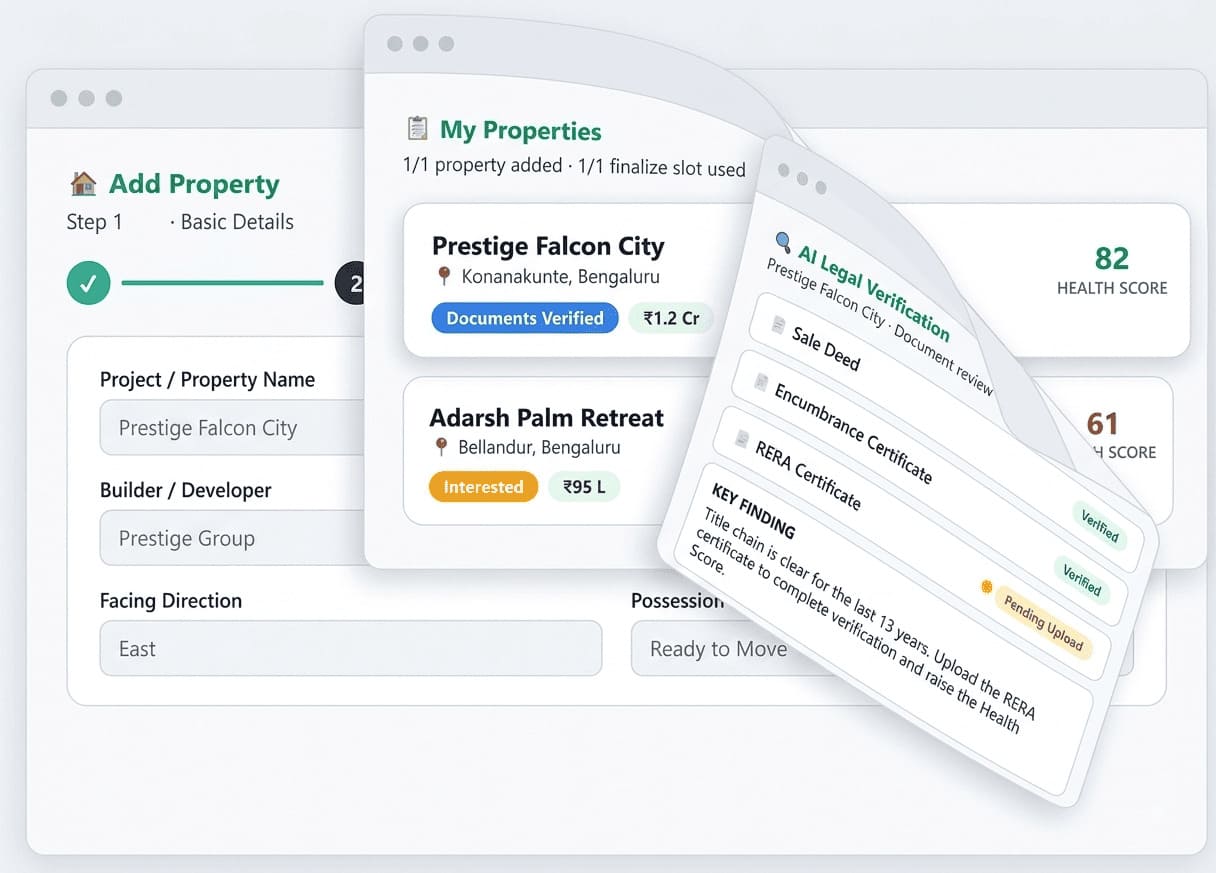 Smart-Plan AI legal summary dashboard - Real Estate Smartly